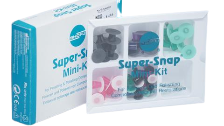 Набор дисков и штрипс Super-Snap Mini-Kit (180 дисков+40 штрипс), Shofu / Япония