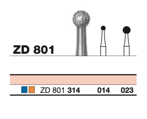 Бор  алмазный D+Z /ZD 801 314.023