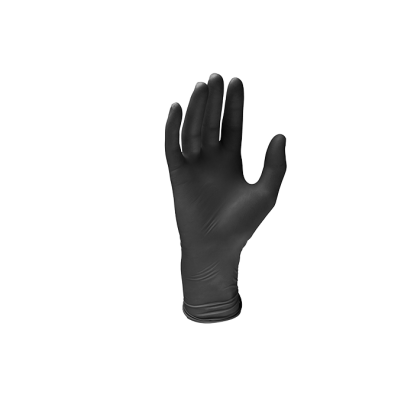 Перчатки MONOART черный (M) - нитриловые, неопудренные (50пар), Euronda / Италия
