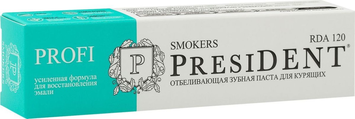 Зубная паста  PRESIDENT PROFI  Smokers, 50мл