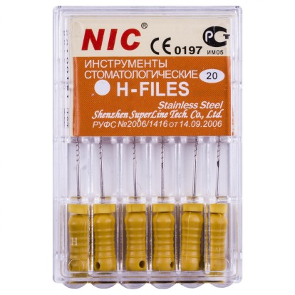 Н-Файл / H-Files №20, 25мм, (6шт), NIC / Китай