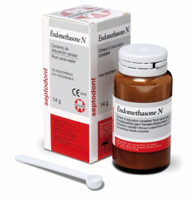 Эндометазон / Endomethasone N порошок - для пломбирования каналов (14г), Septodont / Франция