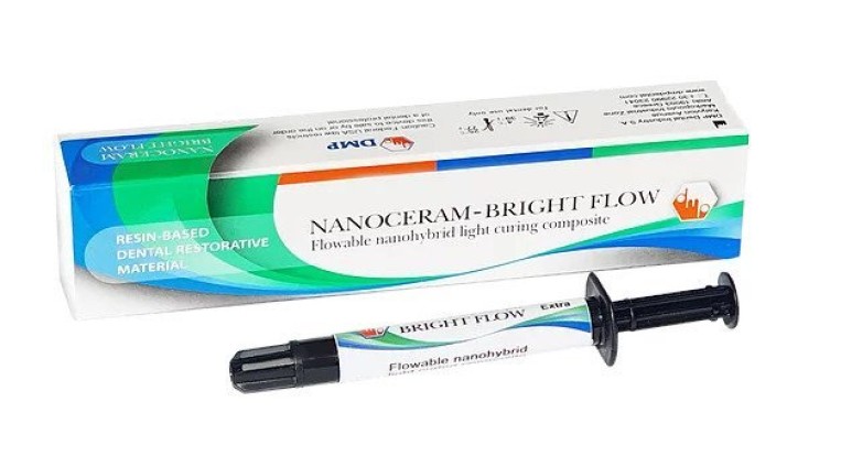 Наноцерам -Брайт Флоу  Nanoceram-Bright Flow  А2 (1х 2г) композитный пломбировочный материал