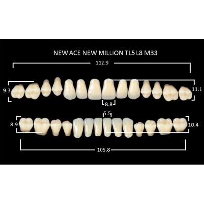 Зубы планка 28 шт MILLION NEW ACE TL5/A2