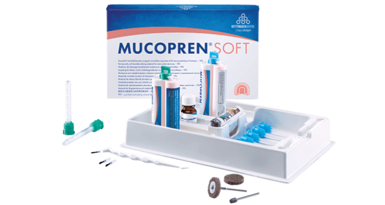 Микопрен Mucopren soft Basic Set- слепочный стомат материал (2х50мл)/Kettenbach