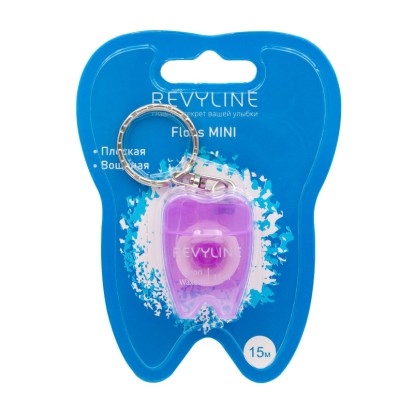 Зубная нить Revyline вощеная Floss Mini,нейлон 15 м