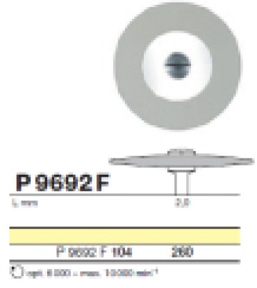 Полировочный бор по керамике 3-я ступень D+Z  / P 9692 F 104.260