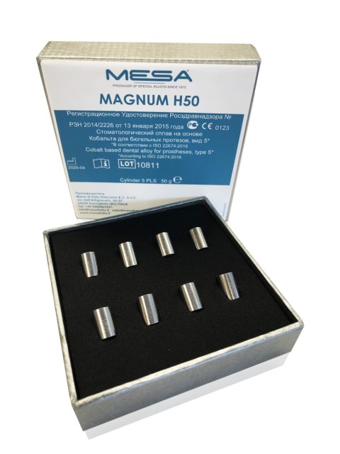 Сплав никель - хром без берилия для бюгелей Mesa Magnum Ceramic Н50  Mesa  /Италия